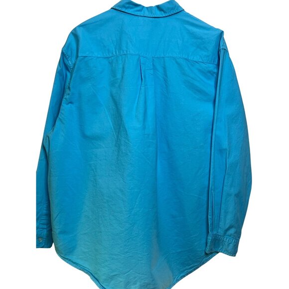 NWT Fresh Produce Men'S XXL Blue 100% Cotton Button-Up Shirt With Chest Pocket - Picture 2 of 16